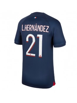 Paris Saint-Germain Lucas Hernandez #21 Heimtrikot 2023-24 Kurzarm